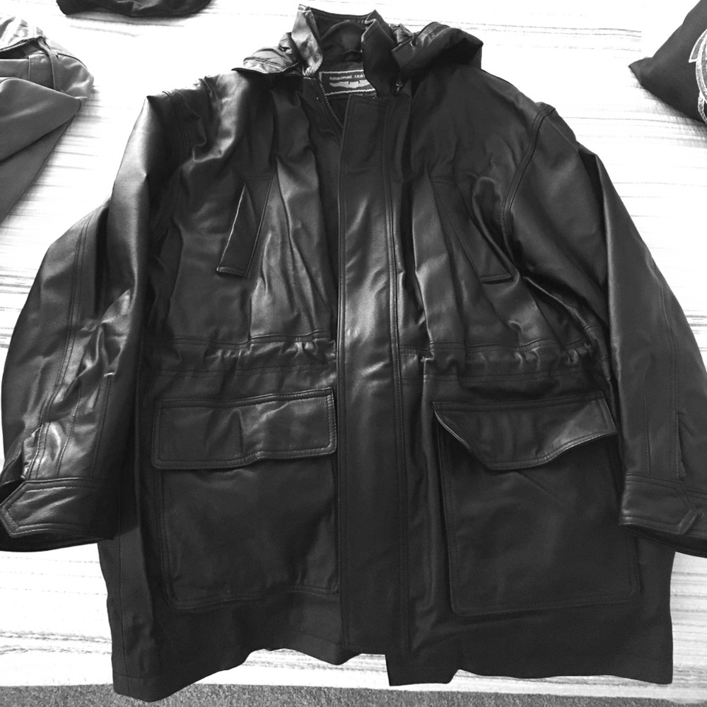 Airborne Leather Men’s Coat